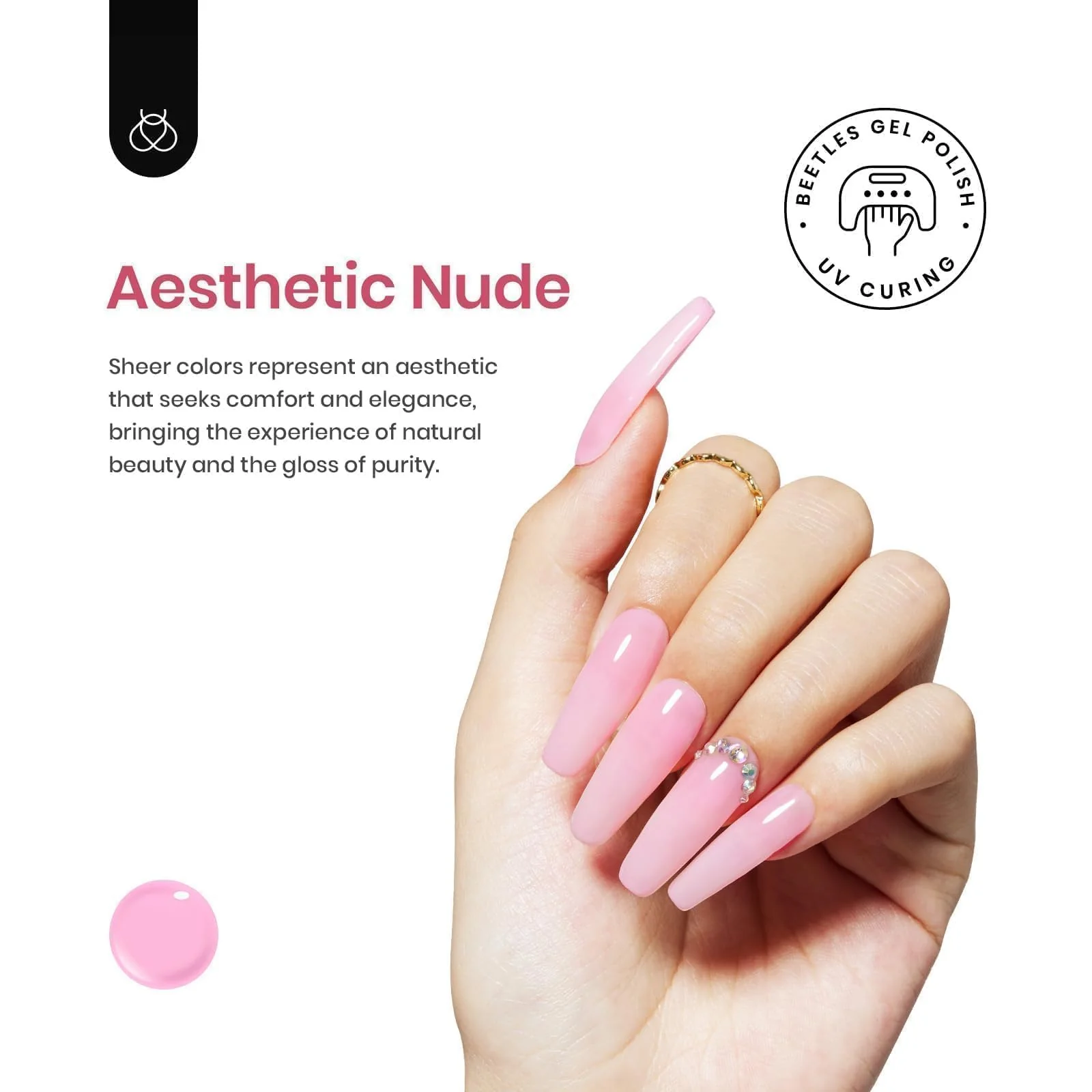 Aesthetic Nude | 6 Colors Jelly Shimmer Gel Polish Set - Image 6