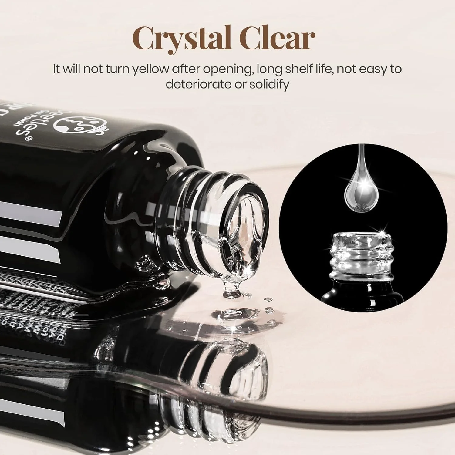 Base Top Coat Nail Glue Set-3Pcs-15ML Each - Image 7