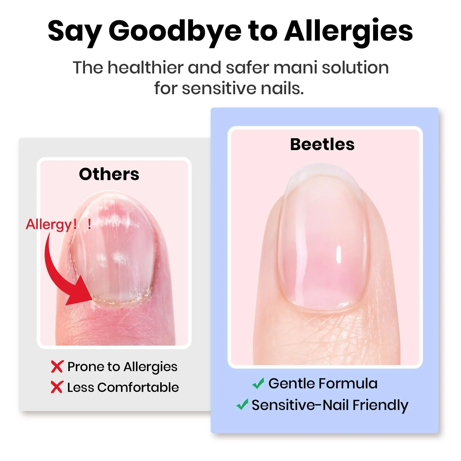 Beetles 3Pcs 15ml Hema-Free Nail Prep & Glue Set - Image 2