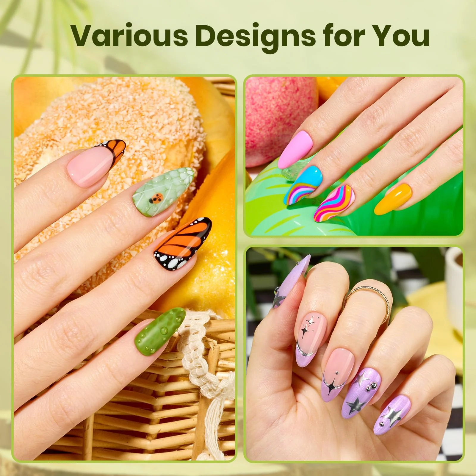 Beetles 55Pcs Gel Nail Polish Kit Valentine Nails with U V Light and Nail Drill - 32 Color Gel Nails Kit - Image 7