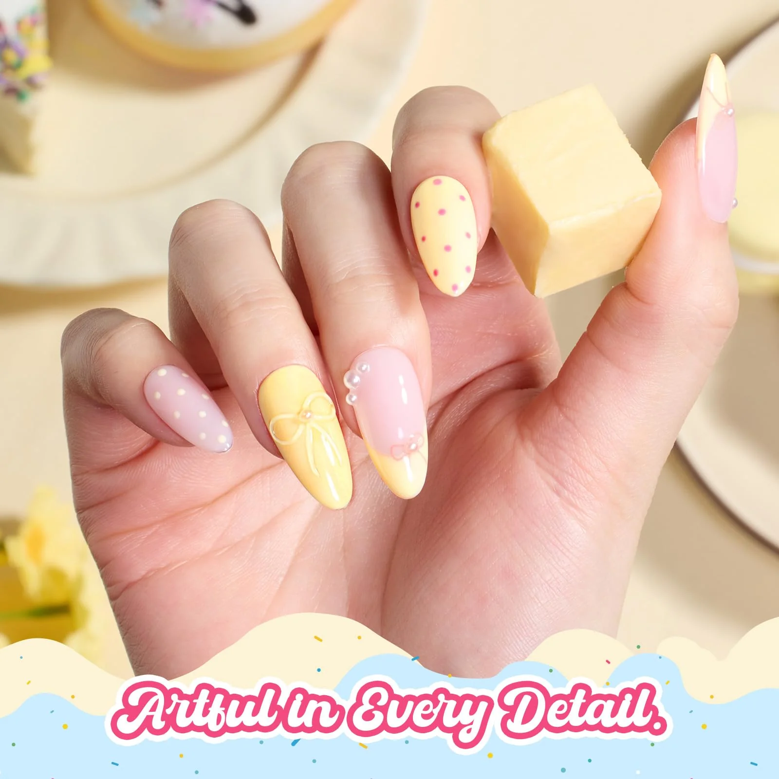 Beetles Butter Yellow Gel Nail Polish - Butter Morning Pastel Yellow Gel Nail Polish - Image 5
