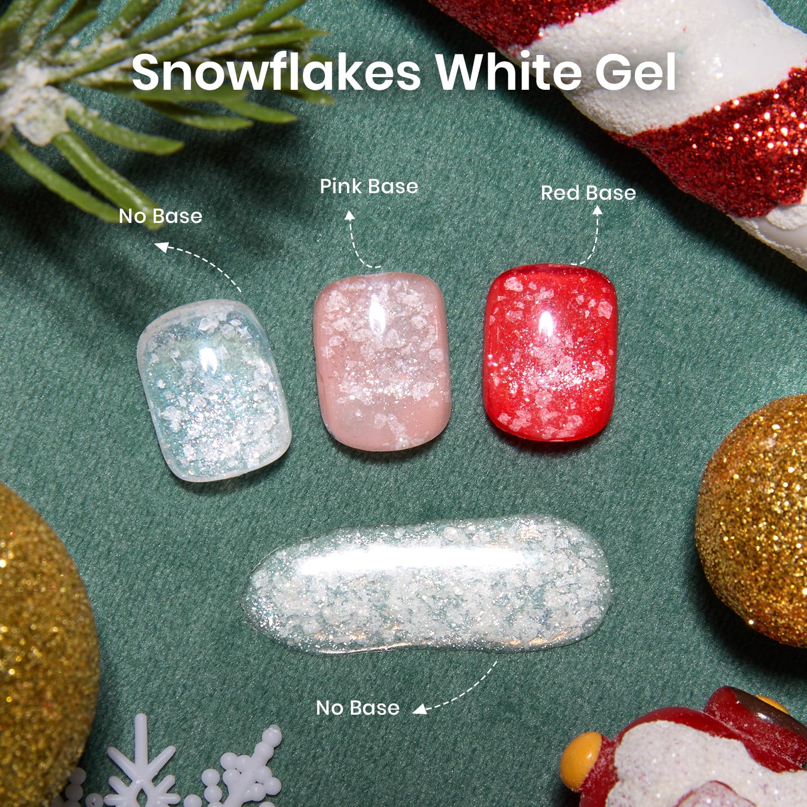 Beetles Christmas Nails Gel Polish Set - Merry Glow 8 Colors Holiday Gift Box - Image 6