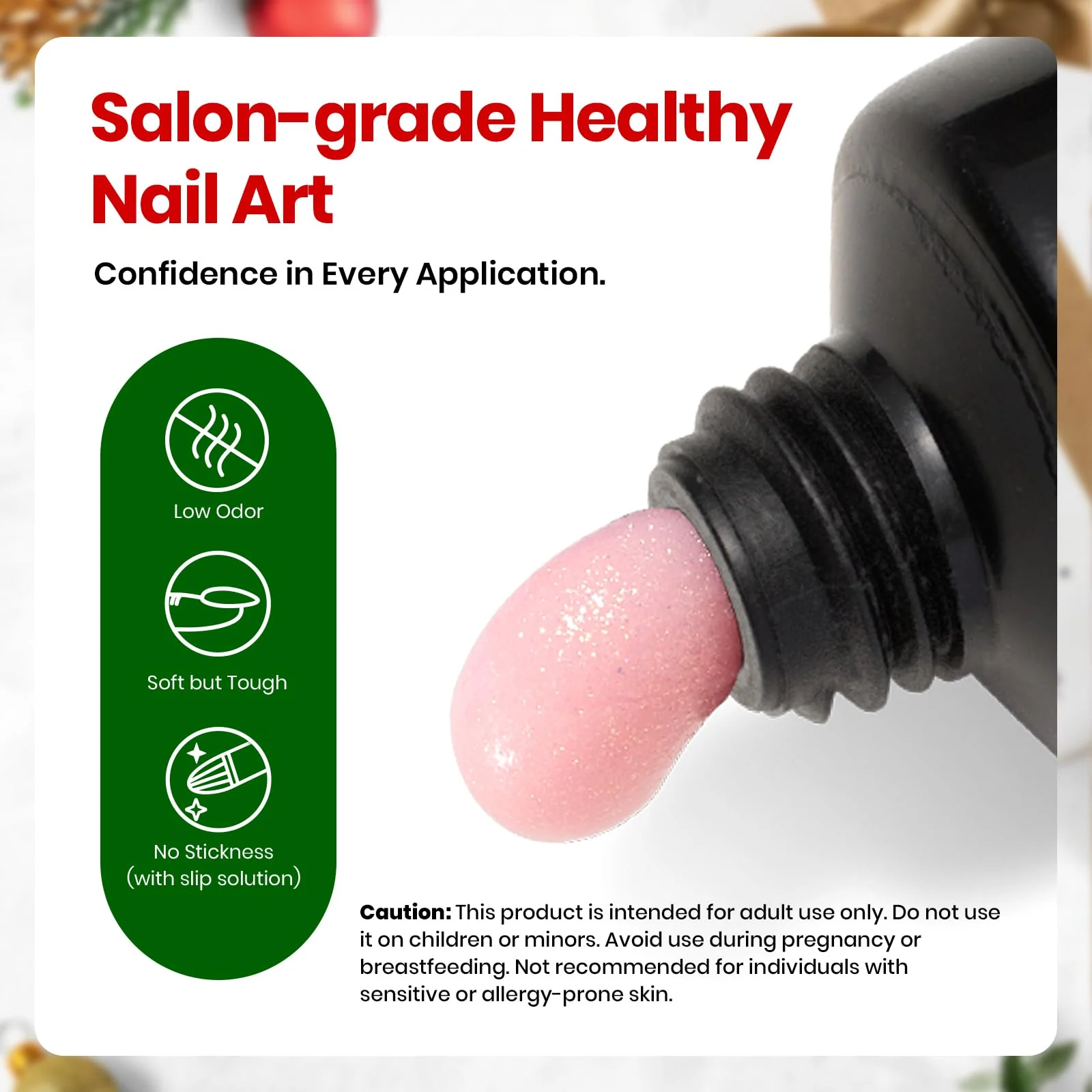 Beetles Christmas Limited Nail Extension Gel - 4 Colors Nail Gel Kit - Image 7