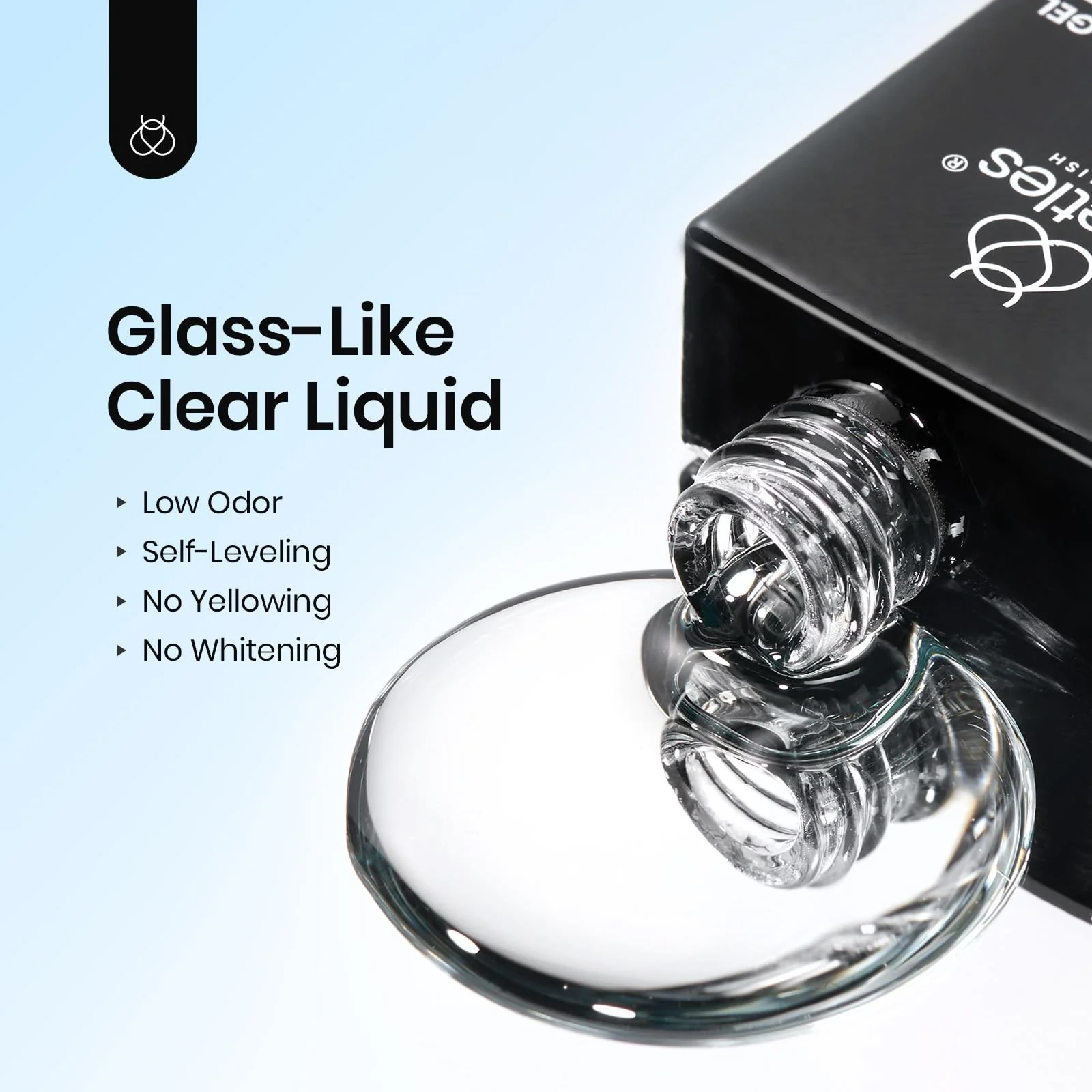 Beetles Clear Gel Top Coat and Base Coat 2pcs 15 ml - Image 4