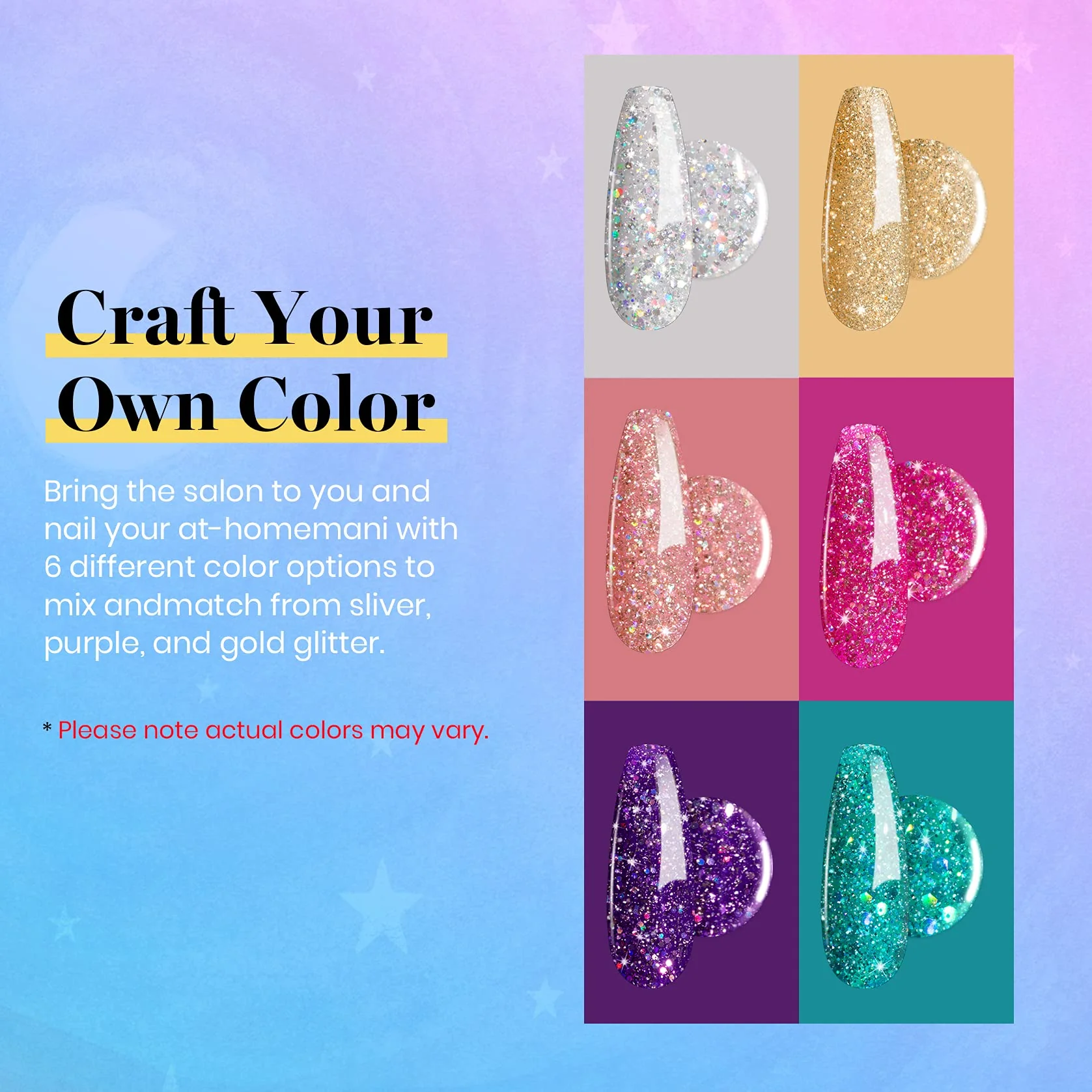 Boujee Virgo Vibes | 6 Colors Gel Polish Set - Image 3