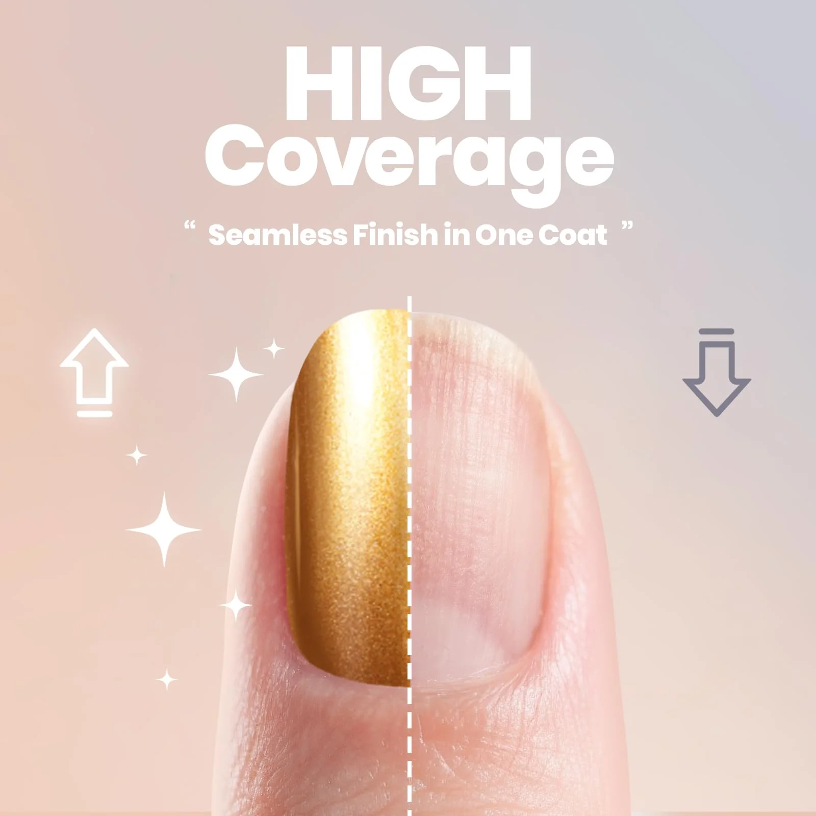 Beetles Mirror Gold Nail Polish – Golden Shine Quick-Drying Metallic Fingernail Polish Glossy Mirror Shine - Image 3