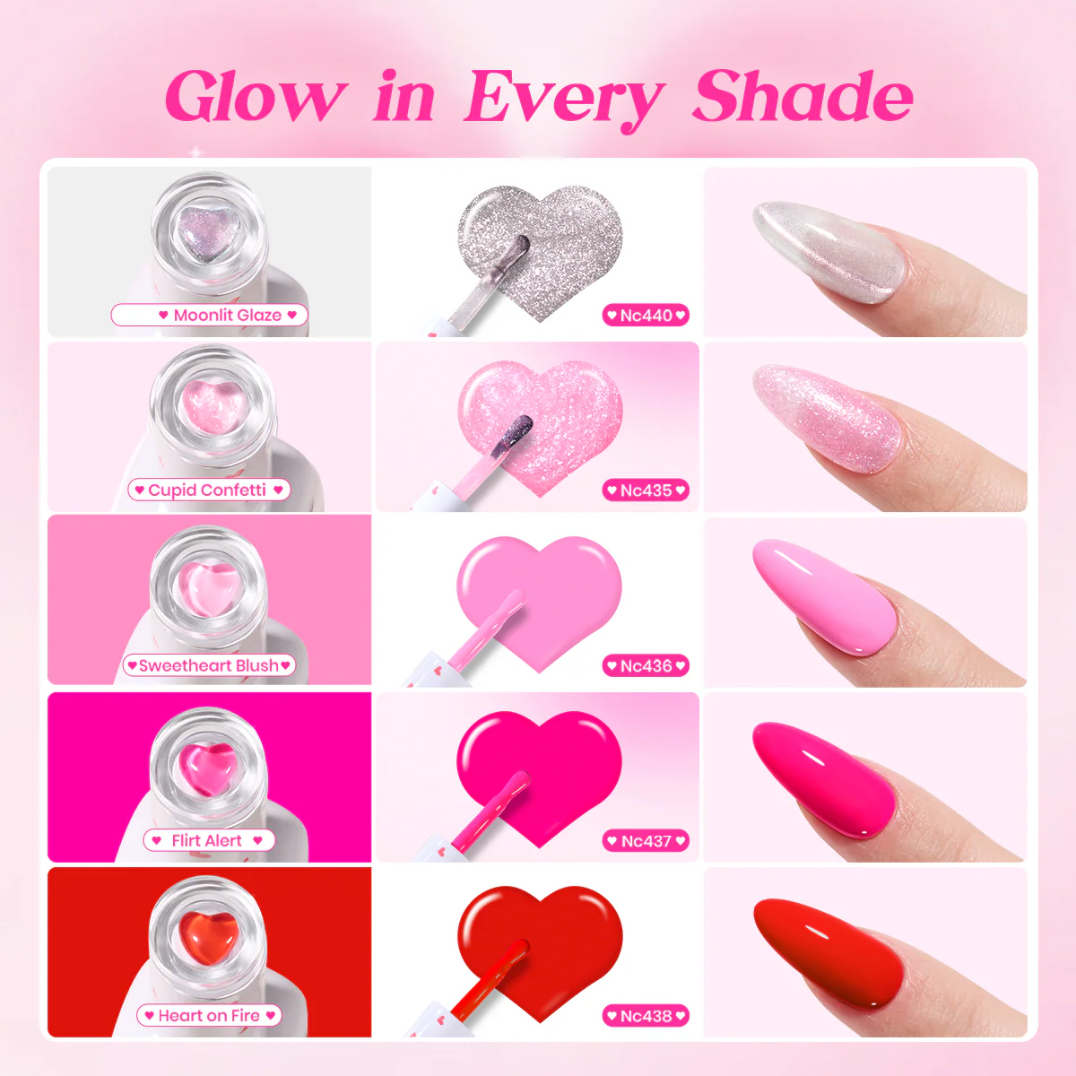 Beetles Spring Romantic Gel Nail Polish Kit – Mother's Day Gift for Her, Treat Yourself Self Care Gift Set with Pink & Rosy Gel Colors - Image 7