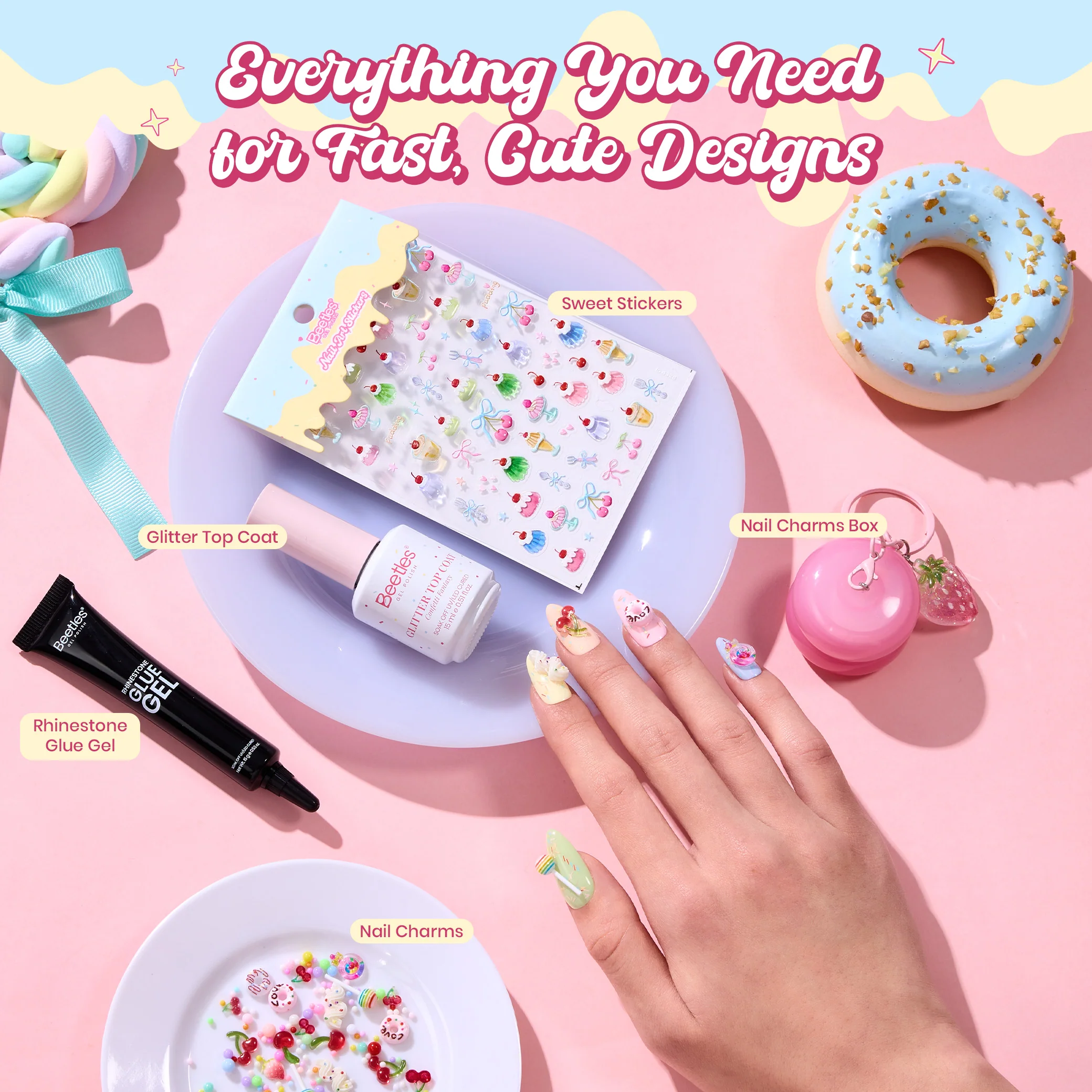 Beetles Taste of Spring Gel Box - 2026 Spring Limited Edition Mother’s Day Gift Box Spring Nails - Image 5