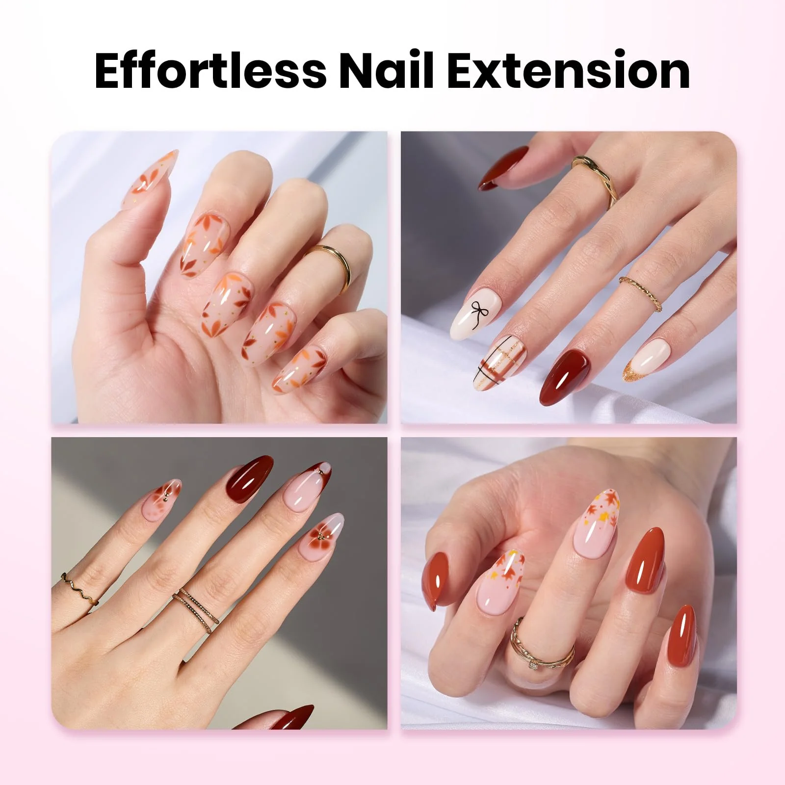 Beetles Tipex Lite Apex Nail Tips - Almond Medium 512pcs 16 Sizes - Image 6