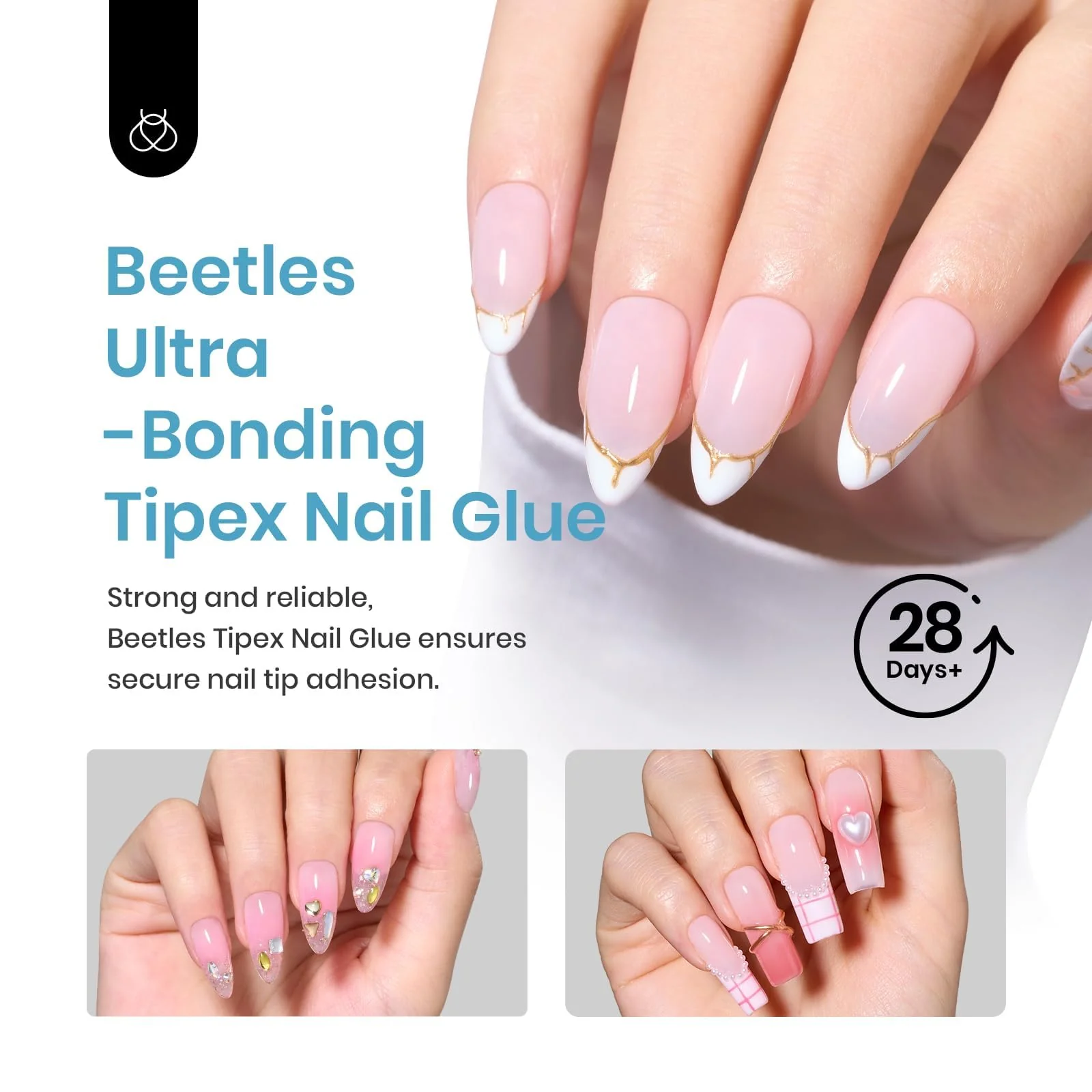 Beetles Tipex Nail Glue 20g Solid Nail Glue Gel Super Strong - Image 3