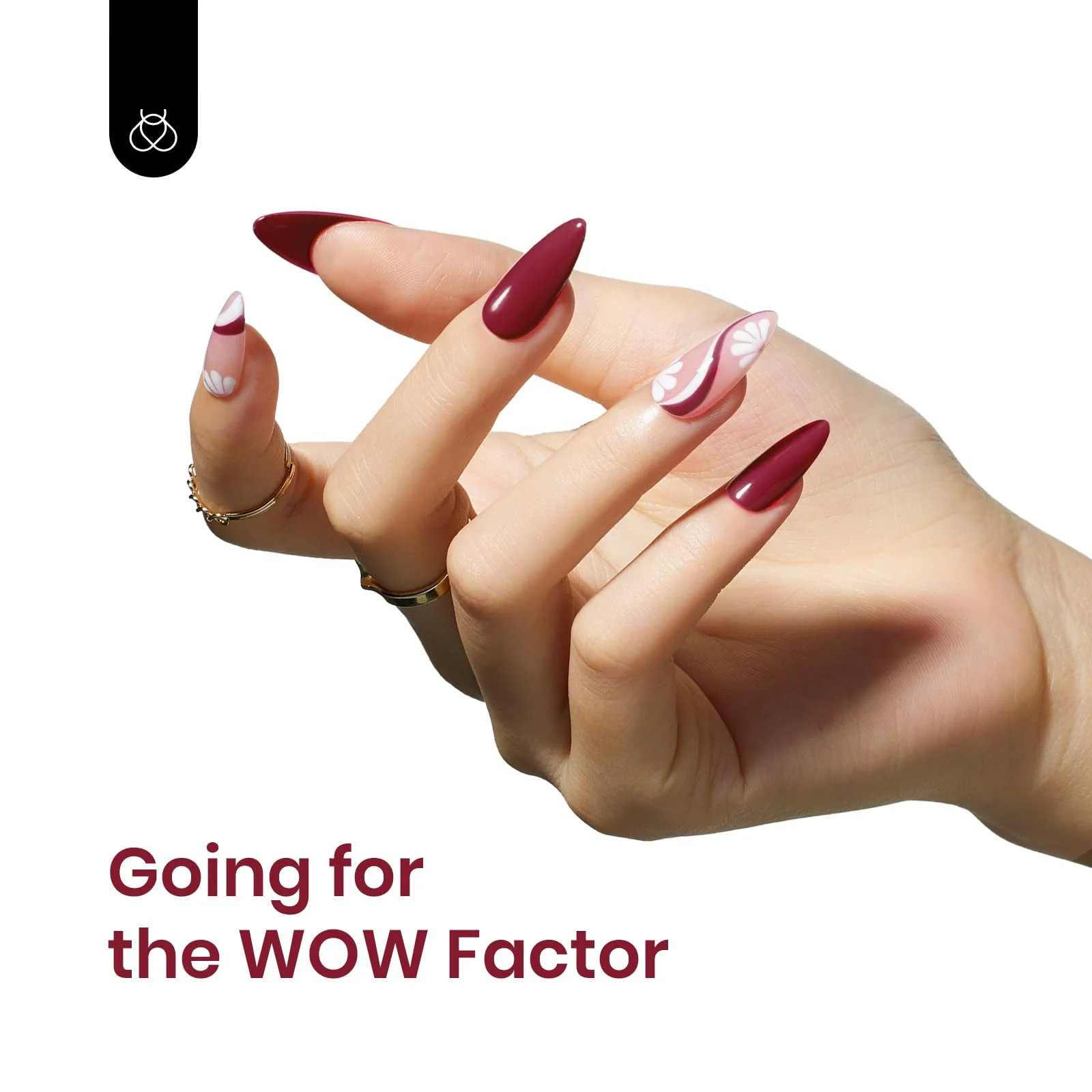 Burgundy Dahlia #c890 |15ml Gel Polish - Image 6