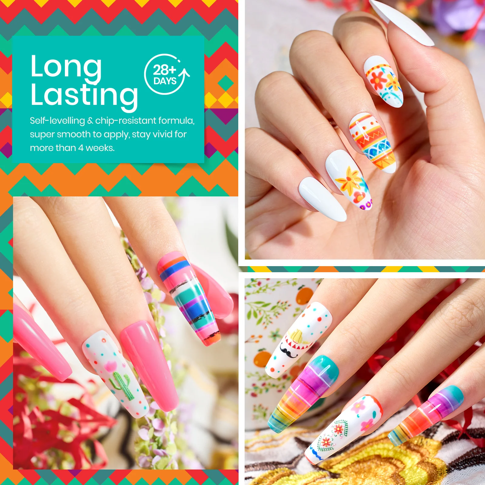 Colorful Carnival Carnaval | 6 Colors Gel Polish Set - Image 5