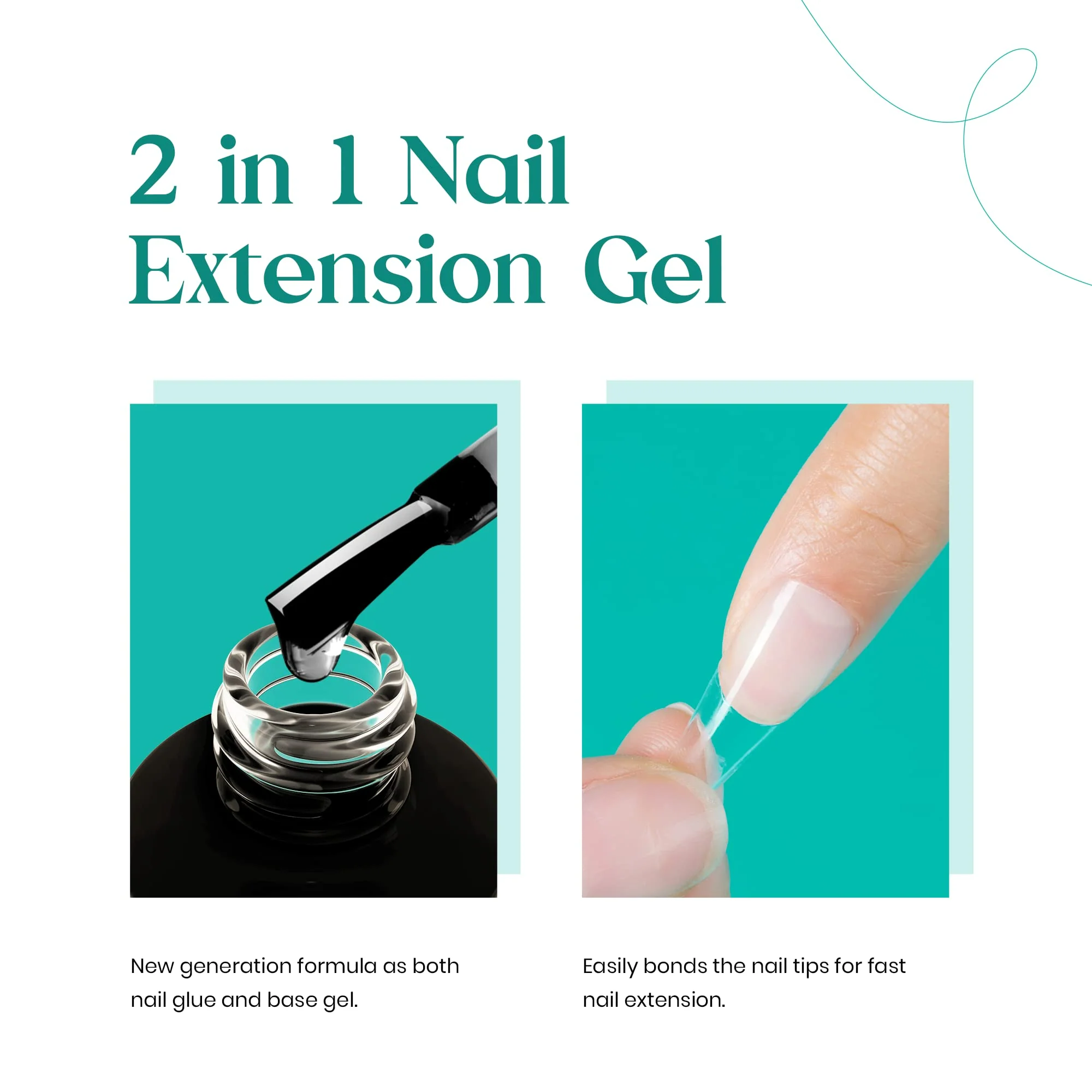 240pcs Medium Almond Pre-shaped Tips Nail Extension Kit  #038 - Image 5