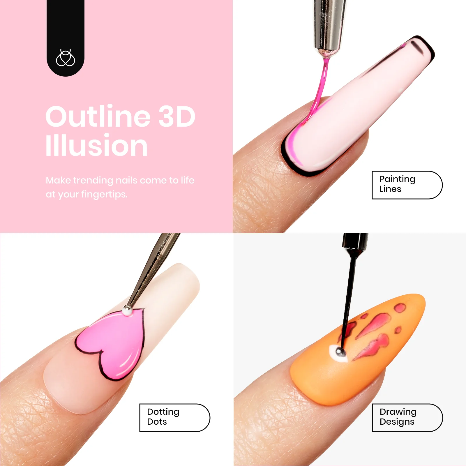 Fancy Pop - 20 Colors Gel Nail Polish Set Spring Nails - Image 5