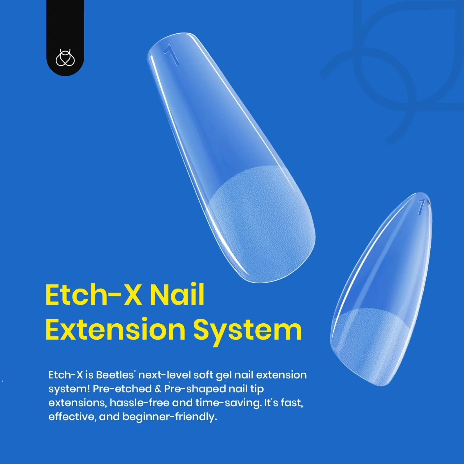 Half Matte Medium Almond Nail Gelly Tips-500pcs#050 - Image 6