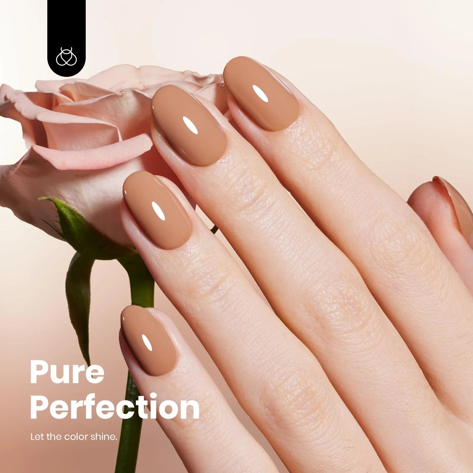 Hema-free Beyonce Caramel Winter Nails - 15ml Fall Brown Gel Nail Polish - Image 4