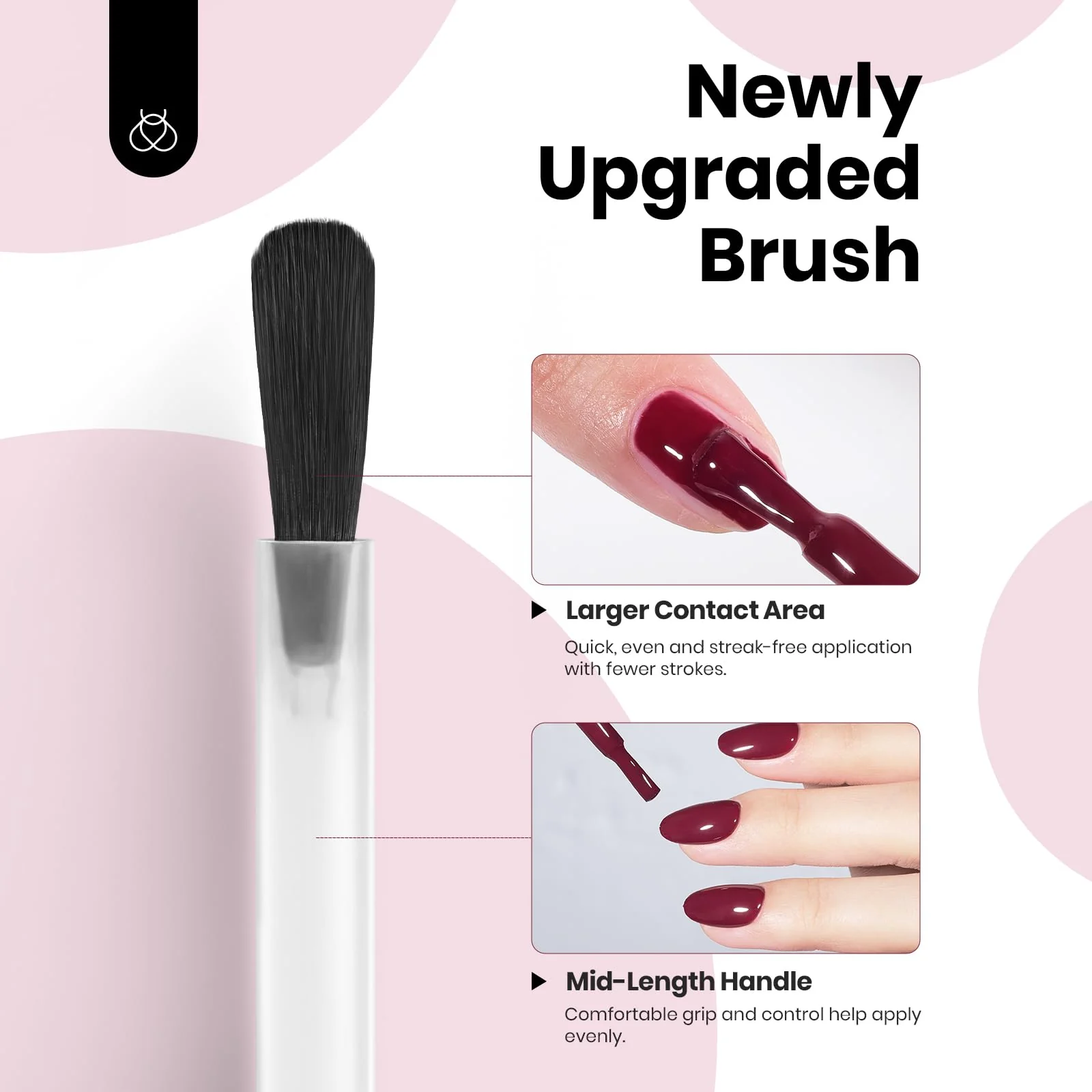 Hema - Free Modern Berry Winter Nails - 15ML Fall Salon-Quality Burgundy Red Gel Nail Polish - Image 7