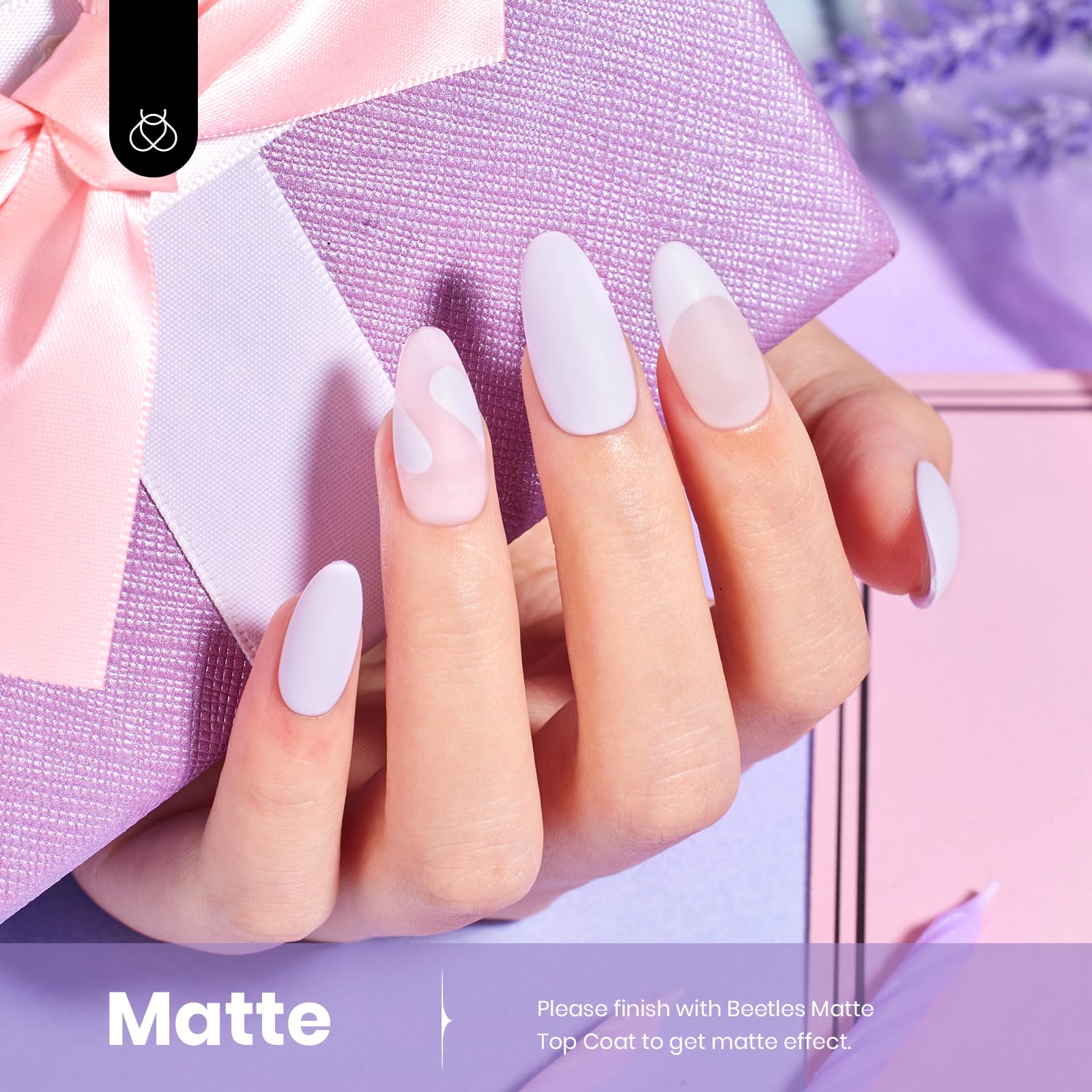 Lavender Haze - Spring Nails Purple Colorful Gel Polish 15ml - Image 4
