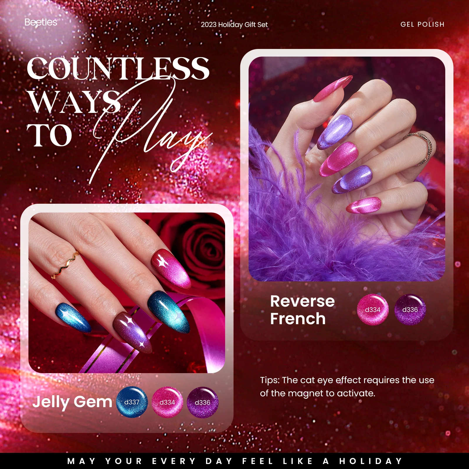 Gemstone Party - 20 Colors Gel Nail Polish Gift Set - Image 7