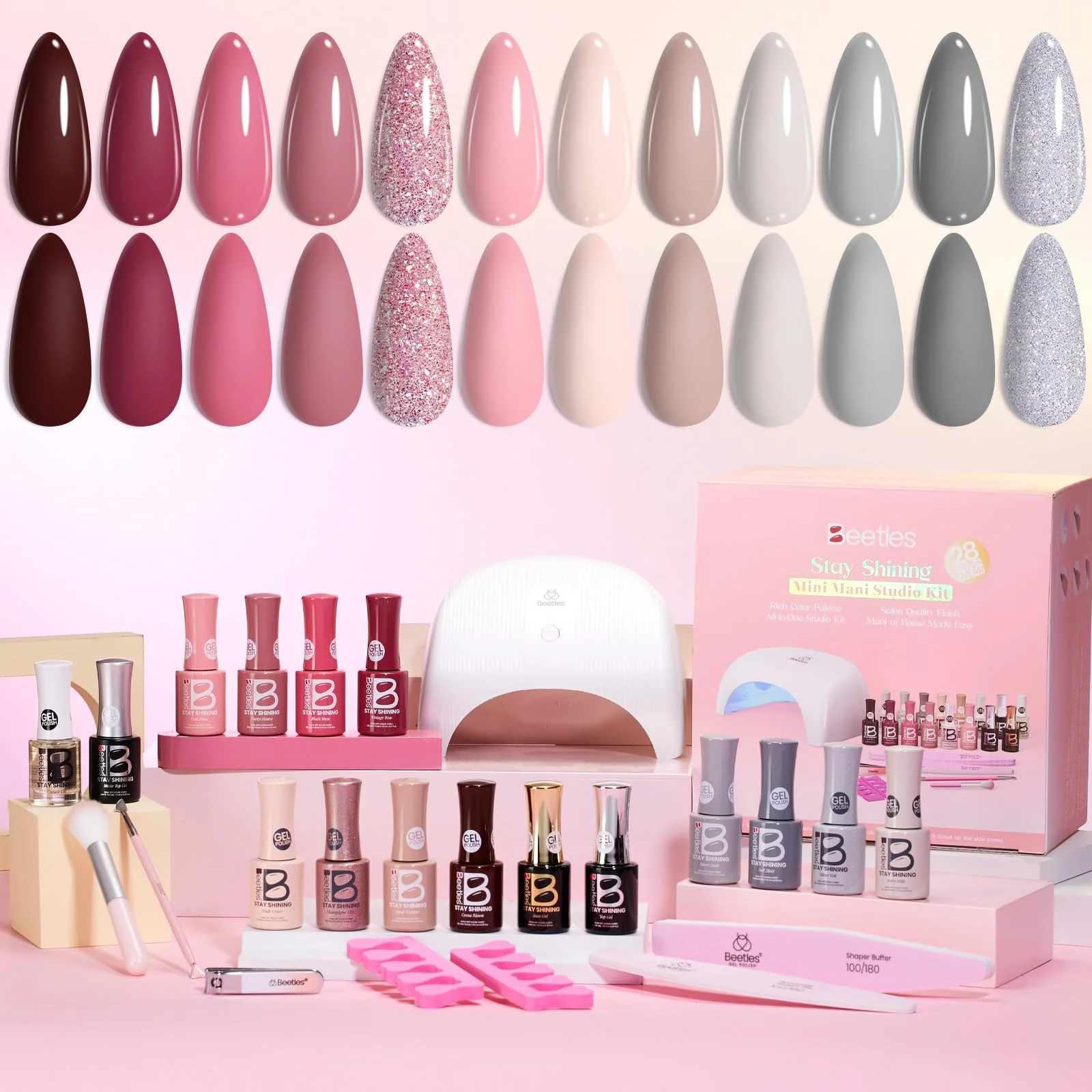 Beetles Mini Mani Studio Kit - Stay Shining Cozy Elegance Collection - Image 8