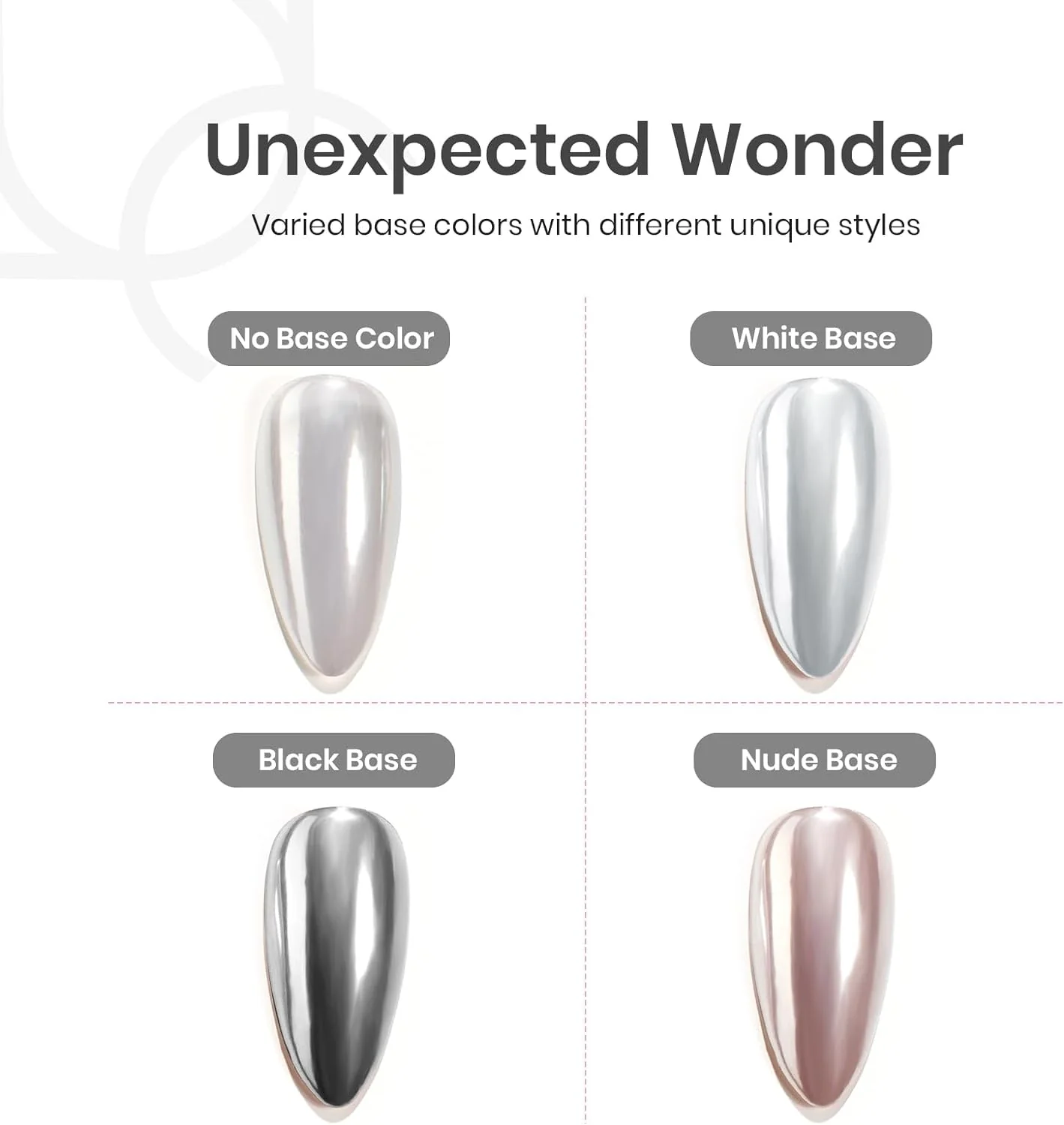 White Pearl - Chrome Nail Powder - Image 4